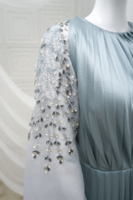 Satin Organza Dress - Image 3