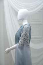 Satin Organza Dress - Image 4