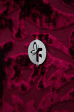 Vinous Velvet Abaya - Image 3