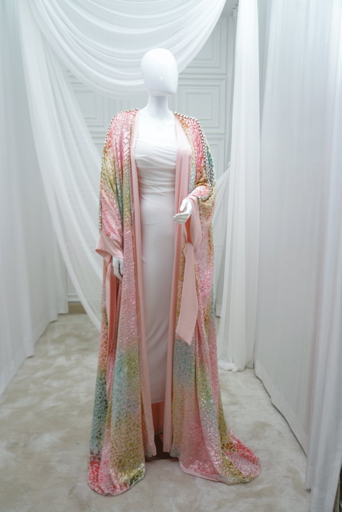 Silky Velvet Abaya - Image 1