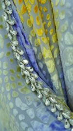 Purple velvet abaya - Image 2