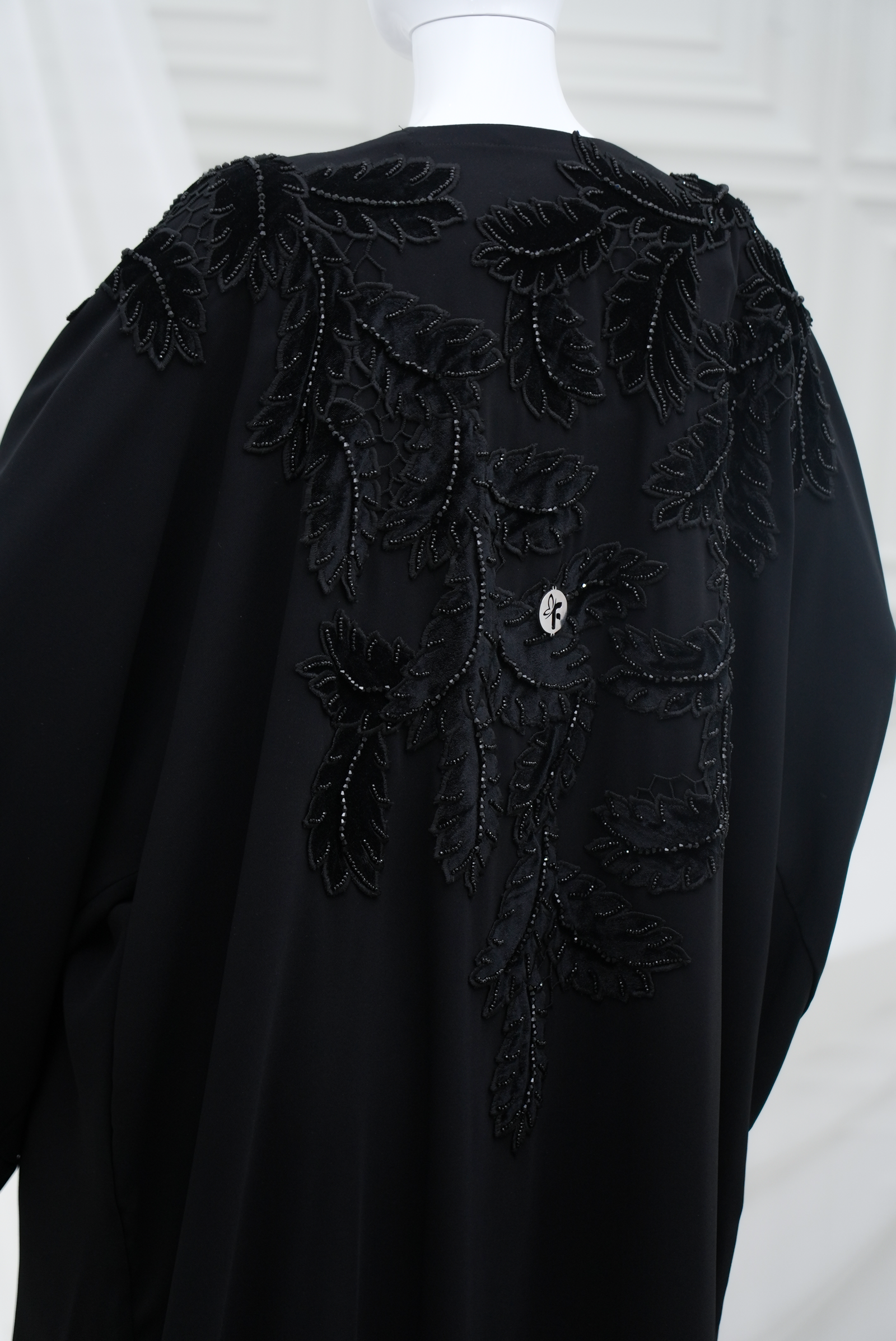 A chiffon abaya.