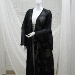 Black Crape Abaya