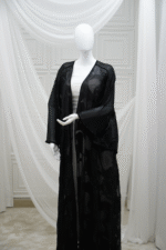 Black Crape Abaya