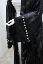 Black Chiffon Abaya. - Image 2