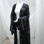 Black Chiffon Abaya.