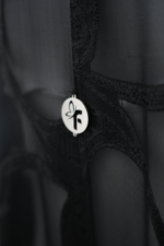 Black Chiffon Abaya. - Image 4