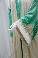 White Velvet Abaya - Image 2