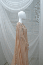 Chiffon Abaya With Dress - Image 2