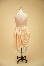 Dress made of jacquard fabric with silk taffeta - Image 3
