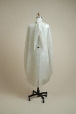 Dress made of luxurious Korean satin with shiny chiffon - Image 4