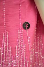 Two-piece set with pants and a blouse made of silk taffeta - Image 2